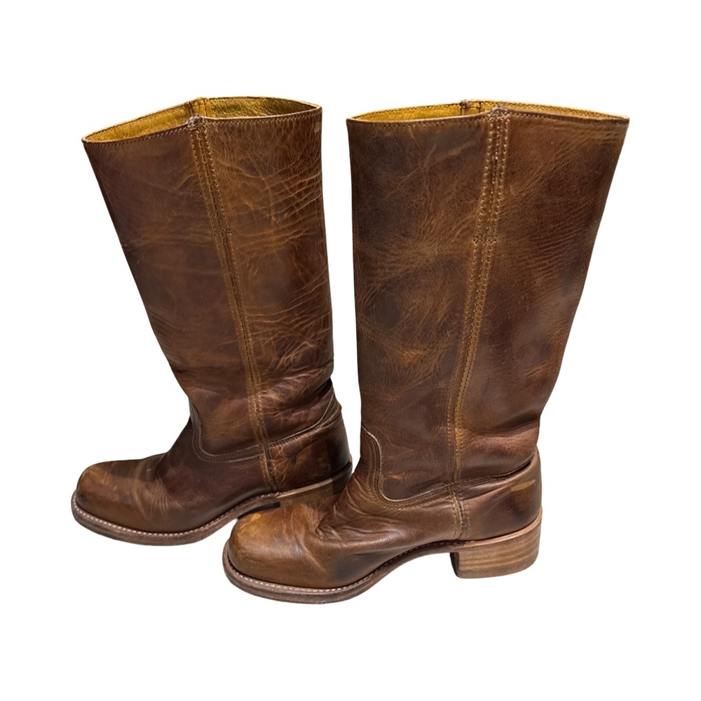 Frye Campus Boots - Vintage, Tan 10